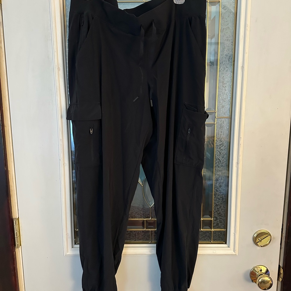 All in Motion Black Joggers- Athletic Material